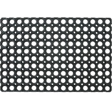 Rohožka pred dvere Domino gumená čierna 80 x 120 cm-thumb-0