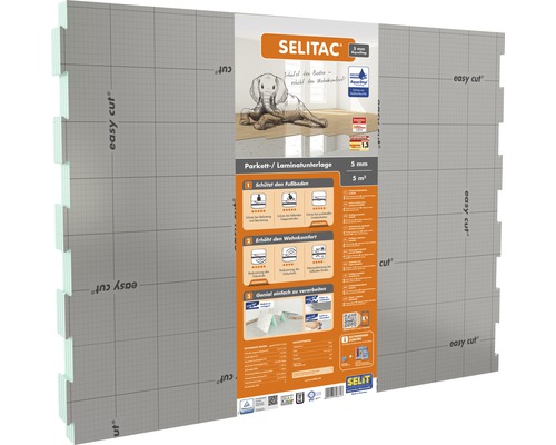 Izolačná podložka pod podlahy Selitac Aqua Stop 5 mm, balenie 5 m²