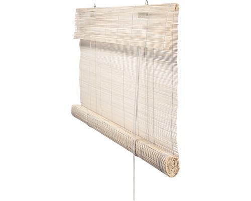 Bambusová roleta biela 60x180 cm