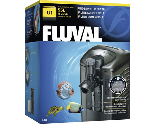 Vnútorný filter Fluval U1, 200 l/h