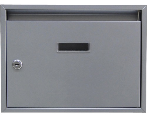 Poštová schránka PAVEL, 320x240x60 mm, sivá