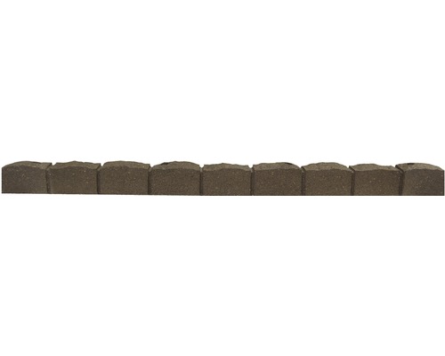 Záhradný obrubník 119x8,25 cm kameň gumový vr. kolíkov