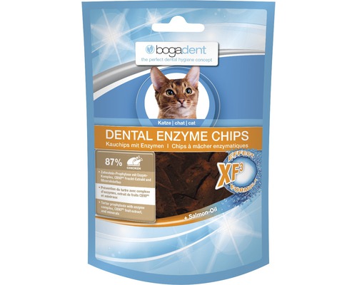 Doplnok stravy pre mačky Bogadent Dental Enzyme Chips 50 g