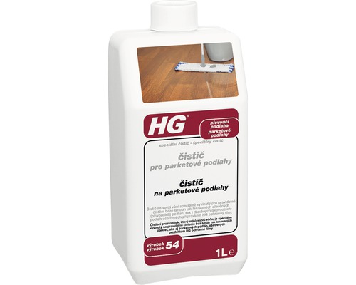HG čistič na parketové podlahy