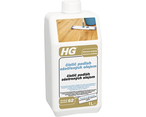 HG čistiaci prostriedok na podlahy ošetrené olejom 1 liter