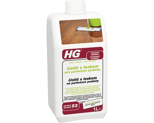 HG čistič s leskom na parketové podlahy 1 liter
