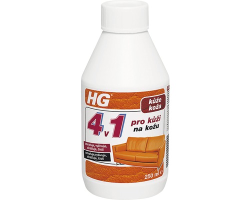 Čistiaci prostriedok HG na kožu 4v1 250 ml