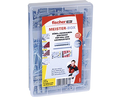 Meister-Box Fischer SX + skrutka, 160 ks