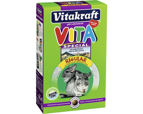 Krmivo pre činčily Vitakraft Vita Special 600 g-0