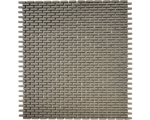 Sklenená mozaika CUBA B25G ŠEDÁ 27,5x29,7 cm
