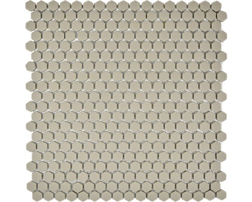 Sklenená mozaika CUBA HX13C KRÉMOVÁ 29x29,5 cm