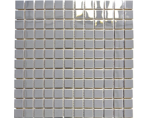 Mozaika z nerezovej ocele XCE 23G strieborná 29,8 x 29,8 cm