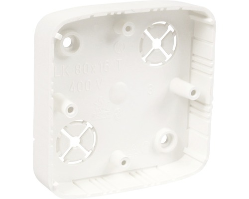 Inštalačná krabica lištová 6480-10 82x82x16 mm