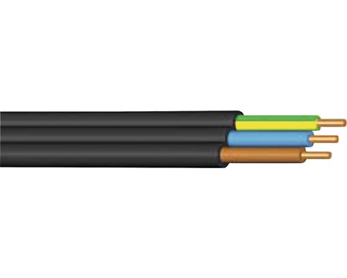 Kábel CYKYLo-J 3x2,5mm² čierny 100 m