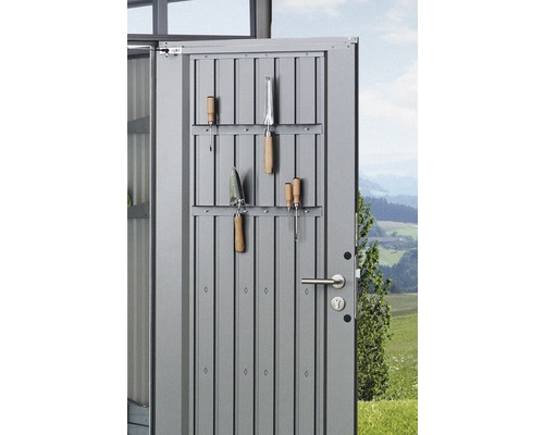 Náraďový držiak na dvere pre Biohort AvantGarde, HighLine, Panorama, HighBoard 51,5 cm sivý kremeň