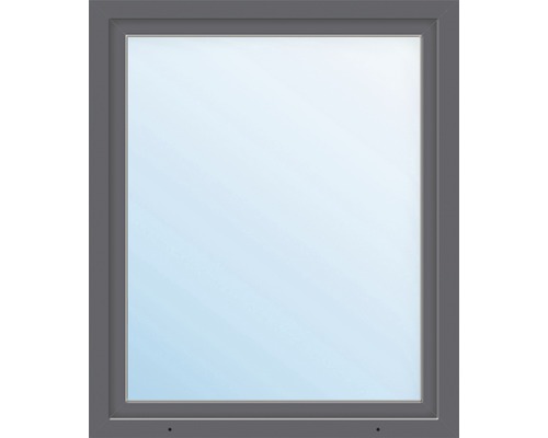 Plastové okno jednokrídlové ARON Basic biele/antracit 600 x 1000 mm DIN ľavé