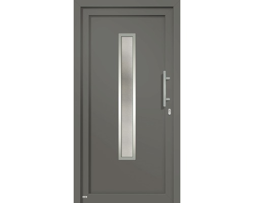 Vchodové plastové dvere A2210 100 Ľ, antracit/biela