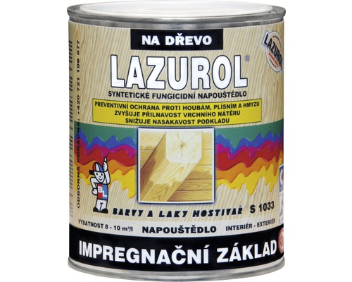 Impregnácia dreva Lazurol S1033, číra 0,75 l