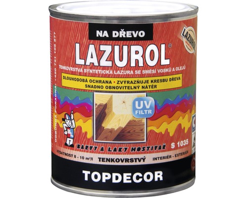 Lazurol TOPDECOR S1035 T25 čerešňa 0,75L