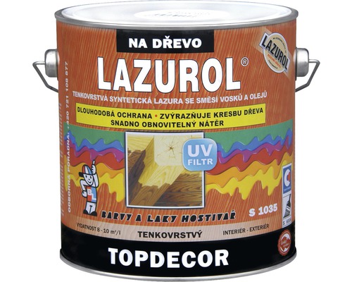 Lazurol TOPDECOR S1035 T25 čerešňa 2,5L