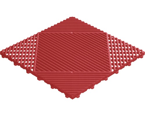 Plastová dlaždica Florco Classic 40 x 40 cm s klick systémom červená balenie 6 ks