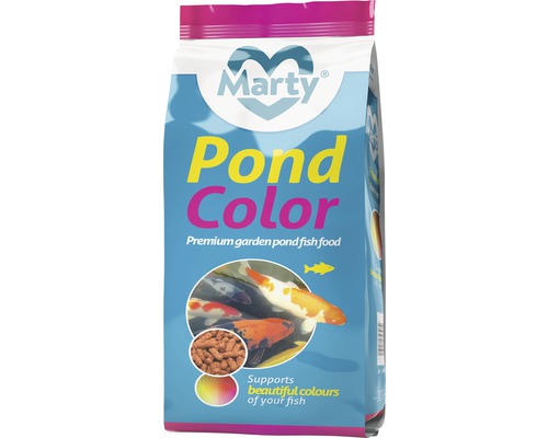 Krmivo pre jazierkové ryby Marty Pond Color 8 l