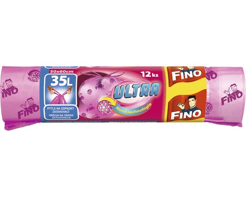 Vrecia na odpad Fino Ultra 35 l 12 ks fialové-0
