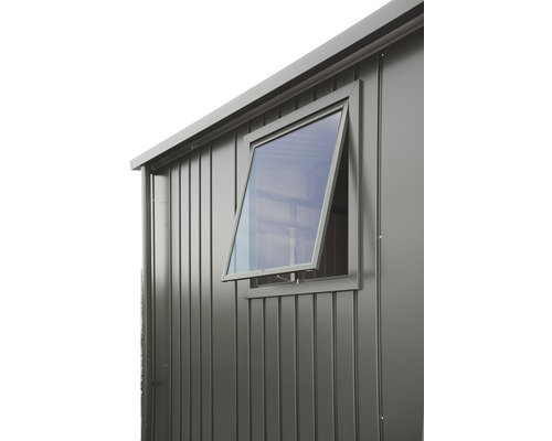 Okno pre záhradné domčeky Biohort Europa 50x60 cm sivý kremeň