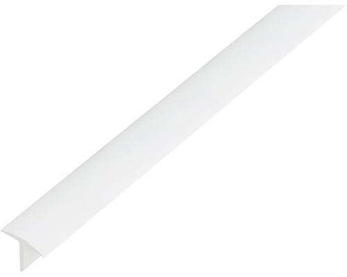 T profil PVC biely, 25x18x2/1 m