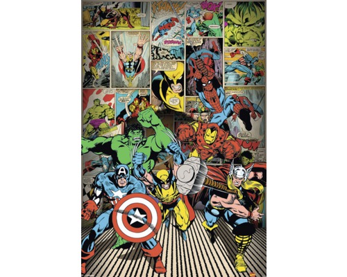 Obraz Deco panel Marvel Heroes 60x90 cm