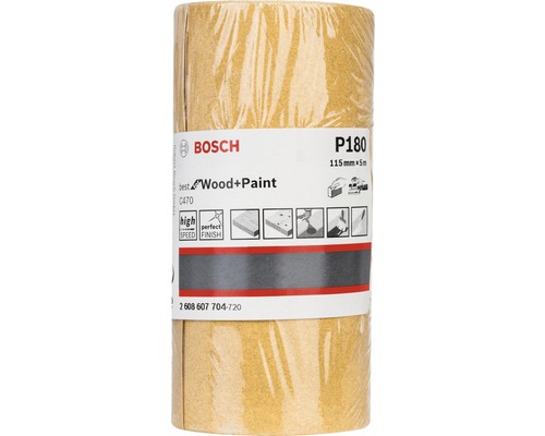 Brúsny papier Bosch 115x5000 mm G180, rolka-0