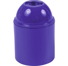 Objímka plastová E27, fialová-thumb-0