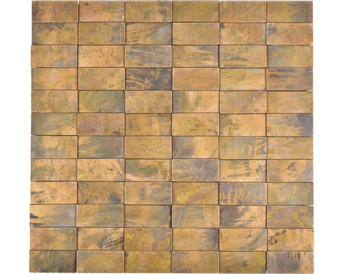 Kovová mozaika medená 3D XK 3DR 16 28x29 cm