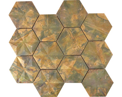 Kovová mozaika medená XK 3DH 26 26,5x30,5 cm