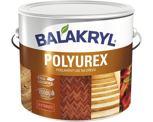 Lak na parkety Balakryl Polyurex V1605 bezfarebný, matný 4 kg ekologicky šetrné-0
