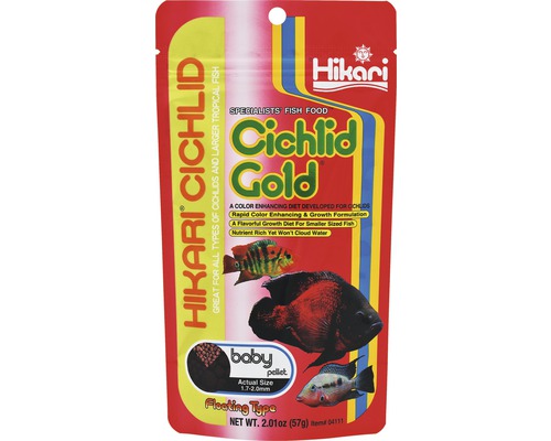 Krmivo pre cichlidy Hikari Cichlid Gold Baby 57 g