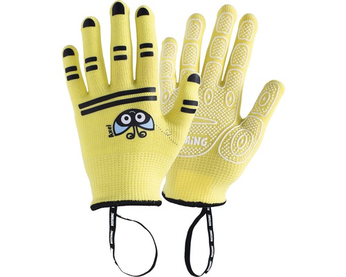 Záhradné detské rukavice AXEL-IT 5-6 rokov 1 pár žlté