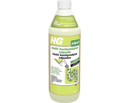 HG čistič kuchynských odpadov green 1 liter