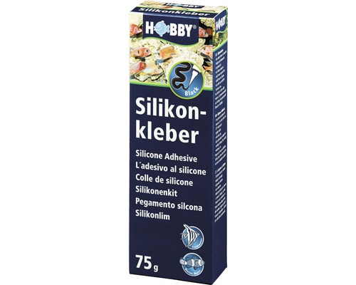 Akváriové lepidlo HOBBY Silicone Adhesive 75 ml čierne