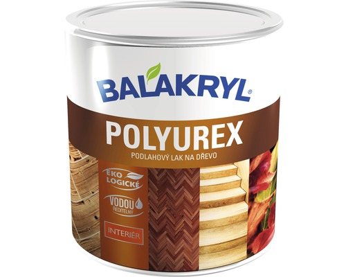 Lak na parkety Balakryl Polyurex V1604, lesklý 0,6 kg ekologicky šetrné-0