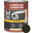 Kladivková farba na kov 3v1 čierna lesklá 750 ml