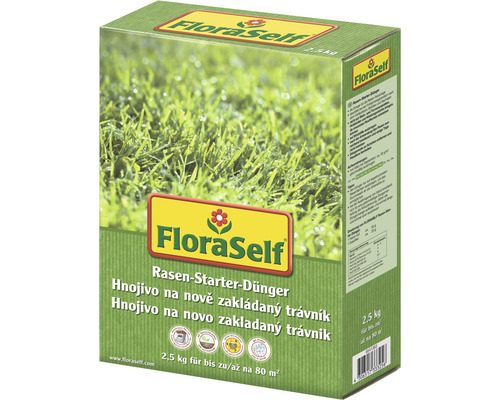 Trávnikové hnojivo FloraSelf Start 2,5 kg