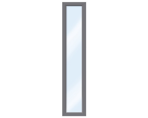 Plastové okno fixné zasklenie ESG ARON Basic biele/antracit 400 x 1600 mm (neotvárateľné)