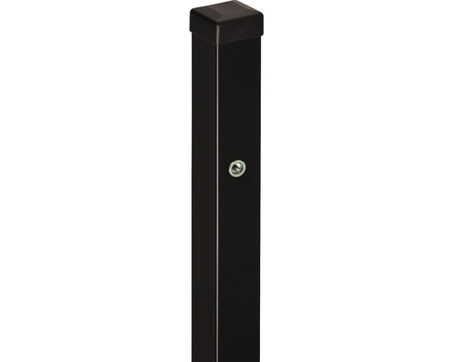 Plotový stĺpik Polbram bránkový 7x7x200 cm RAL9005 čierny
