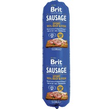 Maškrta pre psov Brit Premium Sausage Sport Beef & Fish 800 g-thumb-0