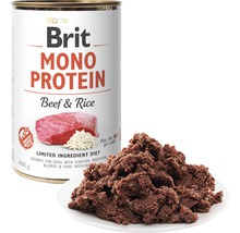 Konzerva pre psov Brit Mono Protein Beef & Rice 400 g-thumb-1