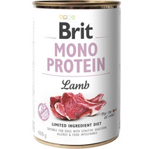 Konzerva pre psov Brit Mono Protein Lamb 400 g-thumb-0