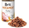 Konzerva pre psov Brit Paté & Meat Turkey 400 g