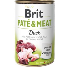 Konzerva pre psov Brit Paté & Meat Duck 400 g-thumb-0