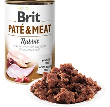 Konzerva pre psov Brit Paté & Meat Rabbit 400 g-thumb-1